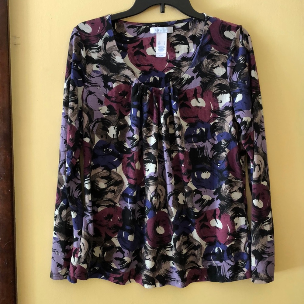 Women’s L Liz Wear print top